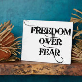 恐怖に対する自由 フォトプラーク (側面)