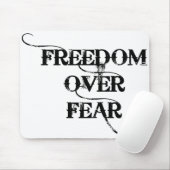 恐怖に対する自由 マウスパッド (マウス)