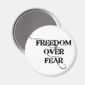 恐怖に対する自由 マグネット (正面/裏面)