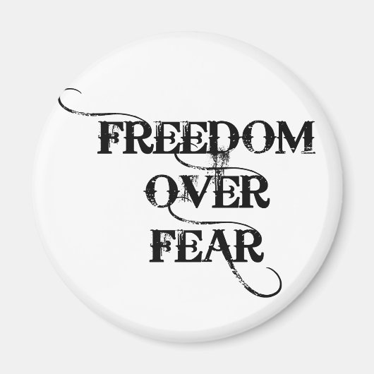 恐怖に対する自由 マグネット (正面)