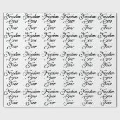 恐怖に対する自由 ラッピングペーパー (フラット)