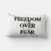 恐怖に対する自由 ランバークッション (裏面)