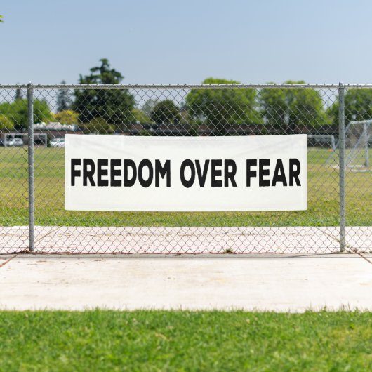 恐怖に対する自由 横断幕 (インサイチュ)