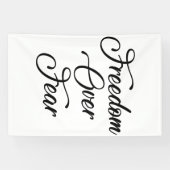 恐怖に対する自由 横断幕 (横)