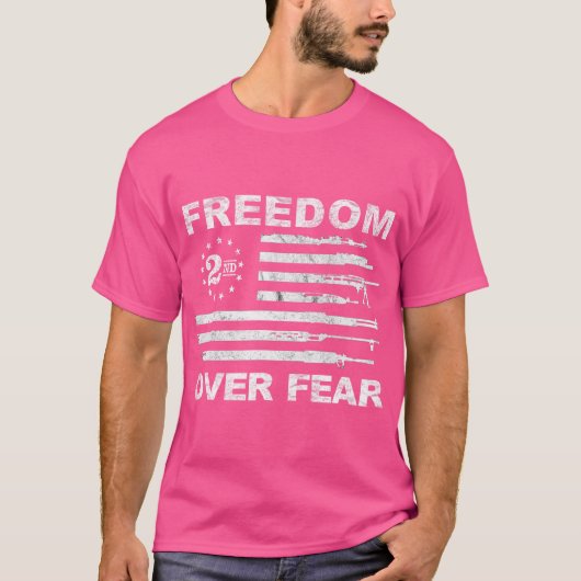恐怖に対する自由 – 第2改正愛国主義 Tシャツ (正面)