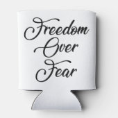 恐怖に対する自由 缶クーラー (裏面)