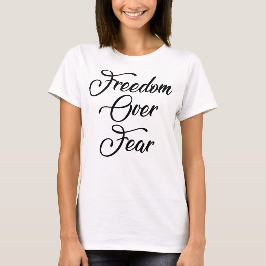 恐怖に対する自由 Tシャツ (正面)