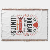 恐怖のない夢、制限のない愛 スローブランケット (正面)