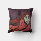 恐怖のトラウマ顔のナビゲート クッション (裏面)