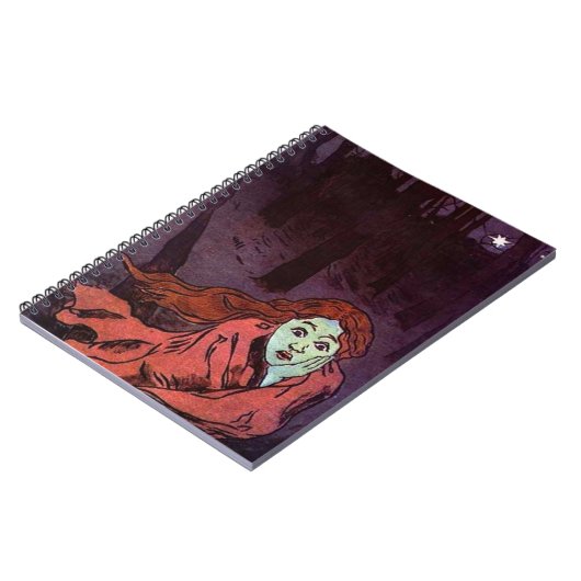 恐怖のトラウマ顔のナビゲート ノートブック (左側)