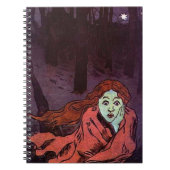 恐怖のトラウマ顔のナビゲート ノートブック (正面)