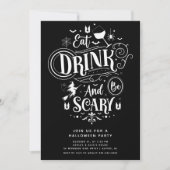 恐怖のハロウィンを満喫しよう 招待状 (正面)