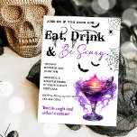 恐怖のハロウィンパーティー招待状 Eat Drink And Be Scary 招待状<br><div class="desc">恐怖のハロウィンパーティー招待状 Eat Drink And Be Scary</div>