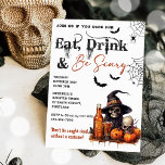 恐怖のハロウィンパーティー招待状 Eat Drink And Be Scary 招待状<br><div class="desc">恐怖のハロウィンパーティー招待状 Eat Drink And Be Scary</div>