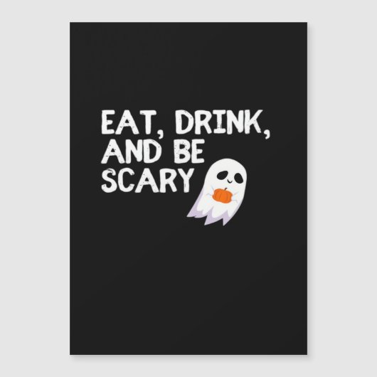 恐怖のハロウィン スピリット 現代的 Eat Drink And Be Scary (正面)