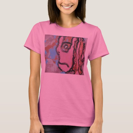恐怖のピンク Tシャツ (正面)