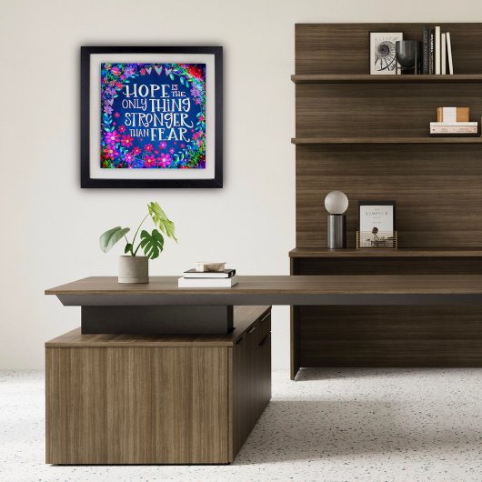 恐怖のフローラよりも強かわいらしい望みインスパイア ポスター