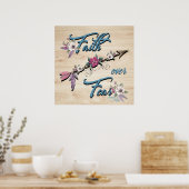 恐怖のポスターに対する信仰 ポスター (キッチン)