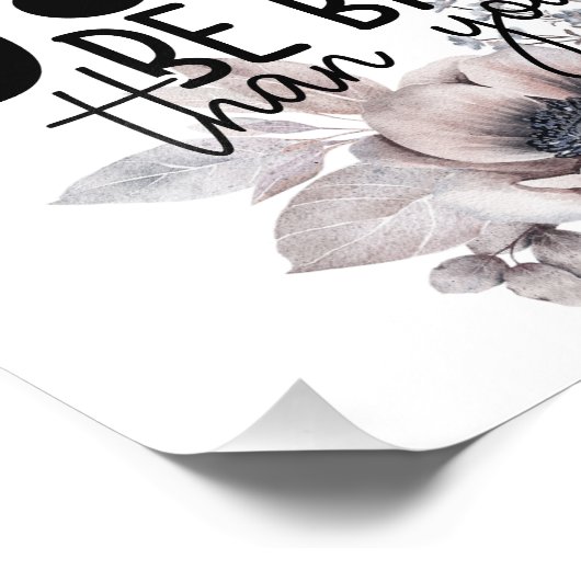 恐怖のポスターよりも信仰を大きくしなさい フォトプリント (角)