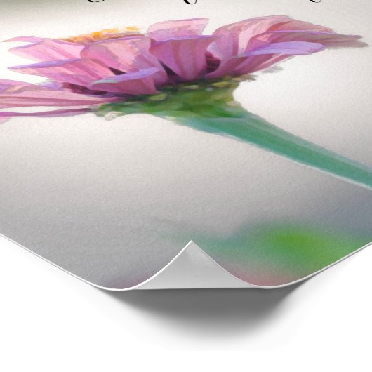 恐怖のポスターよりも信仰を大きくしなさい ポスター (角)