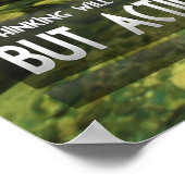 恐怖のポスターを克服感動的する ポスター (角)