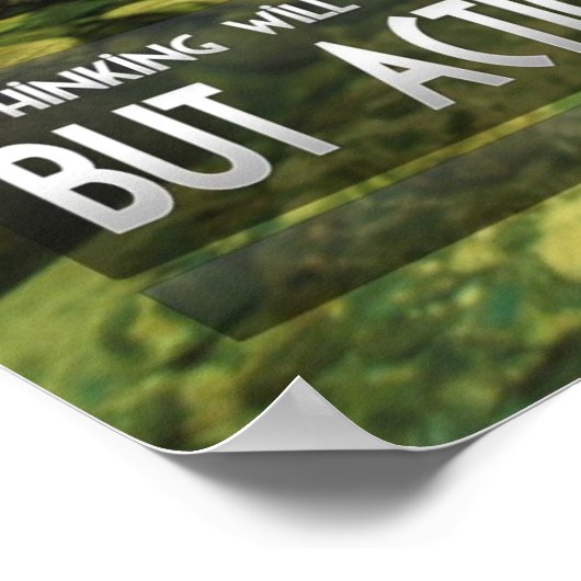 恐怖のポスターを克服感動的する ポスター (角)