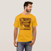恐怖のヴィンテージの幽霊ショーポスターの博物館 Tシャツ (正面フル)