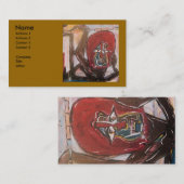 恐怖の冷たい要因 名刺 (正面/裏面)