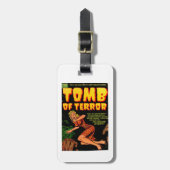 恐怖の墓荷物の札死相 ラゲッジタグ (正面縦)
