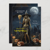 「恐怖の夜」ハロウィン ノートカード (正面/裏面)
