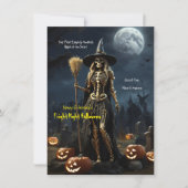 「恐怖の夜」ハロウィン ノートカード (正面)