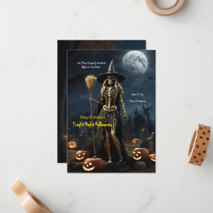 「恐怖の夜」ハロウィン ノートカード