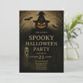 恐怖の夜　不気味なハロウィンパーティーへの招待状 招待状 (スタンド正面)