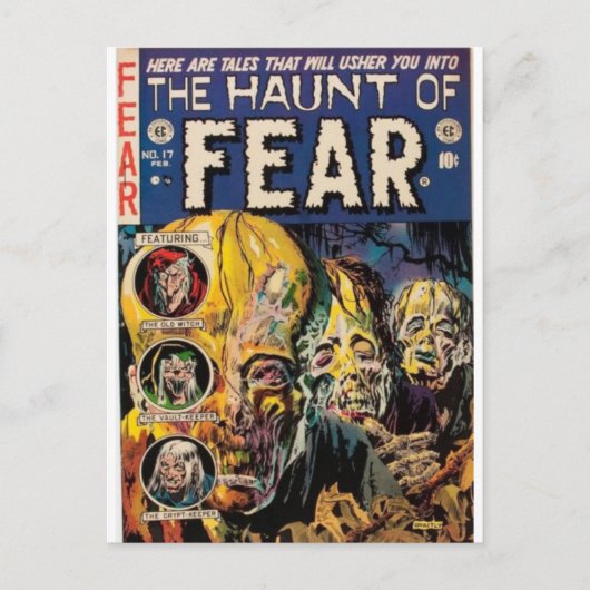 恐怖の悩み1 ポストカード (正面)