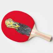 恐怖の悲鳴が響く卓球台 卓球ラケット (横)