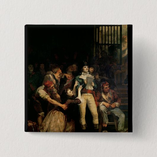 恐怖の最後の犠牲者のための呼出し 缶バッジ (正面)