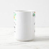 恐怖の水彩花信仰に関する聖書の一節 コーヒーマグカップ (中央)