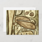 恐怖の爆発、1939年Paul Klee ポストカード (正面/裏面)