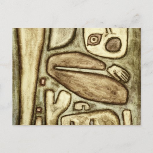 恐怖の爆発、1939年Paul Klee ポストカード (正面)