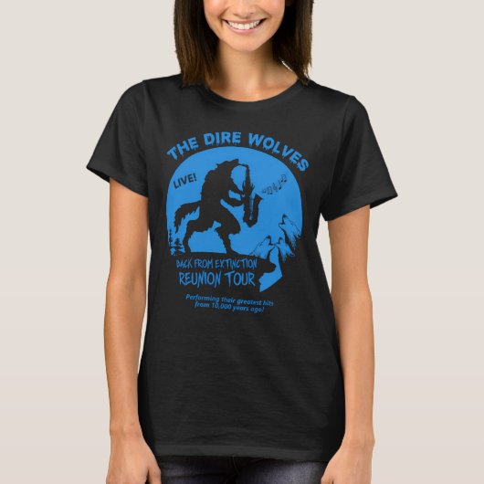 恐怖の狼たち Tシャツ (正面)