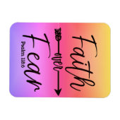 恐怖の磁石に対する信仰 マグネット (横)