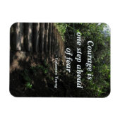 恐怖の磁石を前にした勇気 マグネット (横)