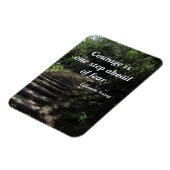 恐怖の磁石を前にした勇気 マグネット (左側)