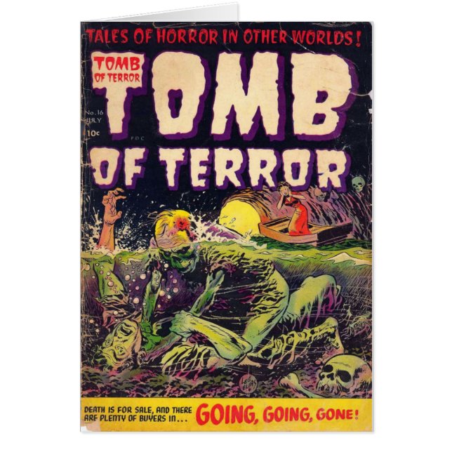 恐怖の行く行く行った恐怖漫画本の墓 (正面)