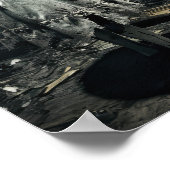 恐怖の雰囲気の呪われた鏡 ポスター (角)