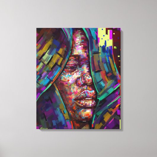 恐怖の高まり キャンバスプリント (正面)