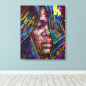 恐怖の高まり キャンバスプリント (インサイチュ (ウッドフロア))