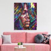 恐怖の高まり キャンバスプリント (インサイチュ (リビング))