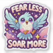 恐怖はより多くのステッはっきりしたカーやる気を起こさせる シール (正面)