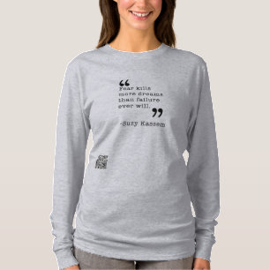 恐怖はより多くの夢を殺す Tシャツ